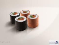 广告设计元素运用实例：寿司